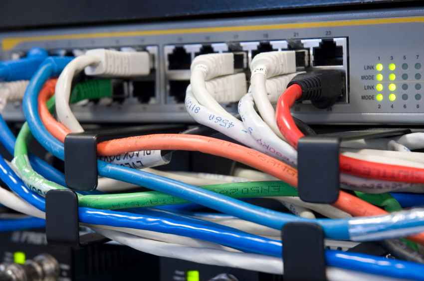 Ethernet switch and cables